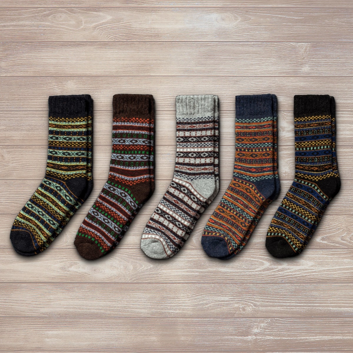 Ragnar Wool (5 pairs) - Nordic Socks UK