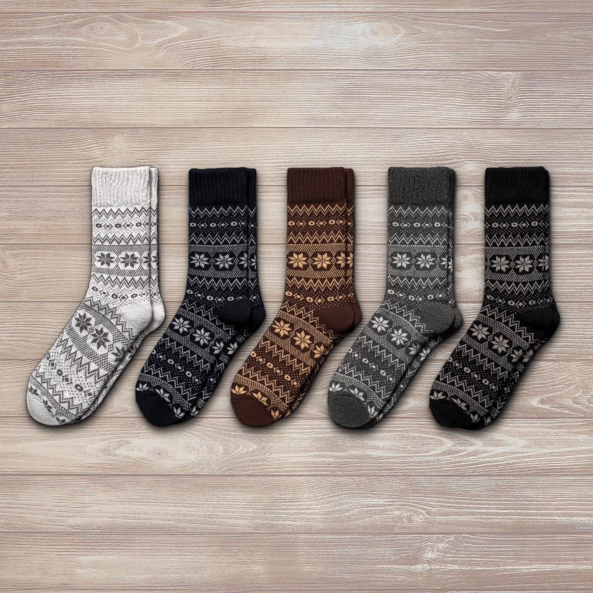 BERGEN WOOL 5 Pairs