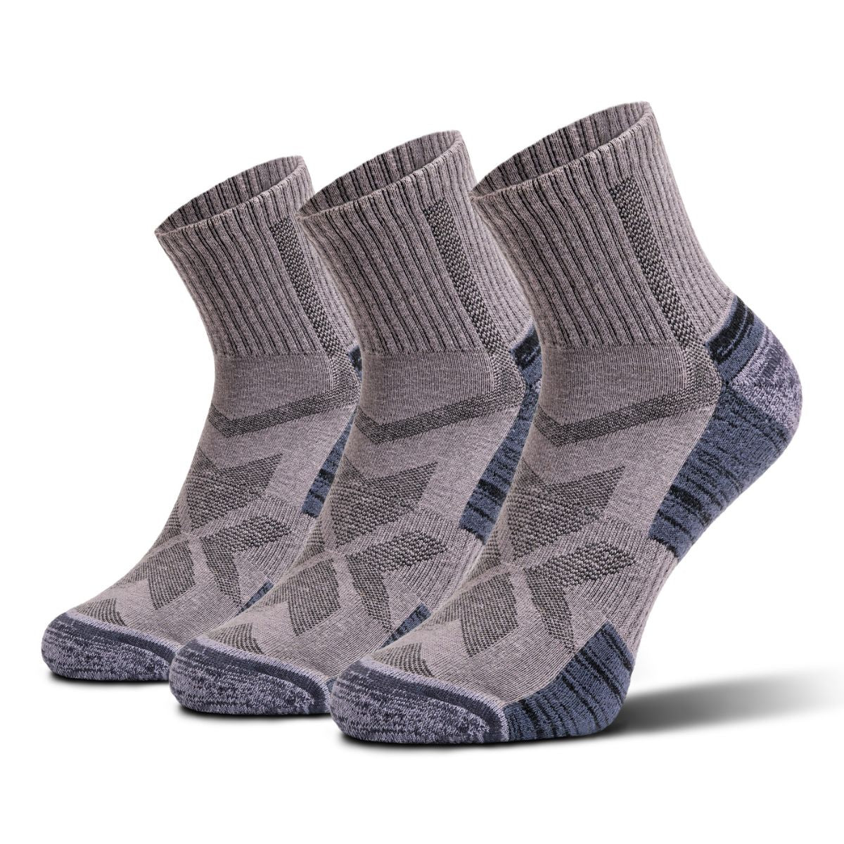 Hiking - Grey Low-Cut (3 pairs)