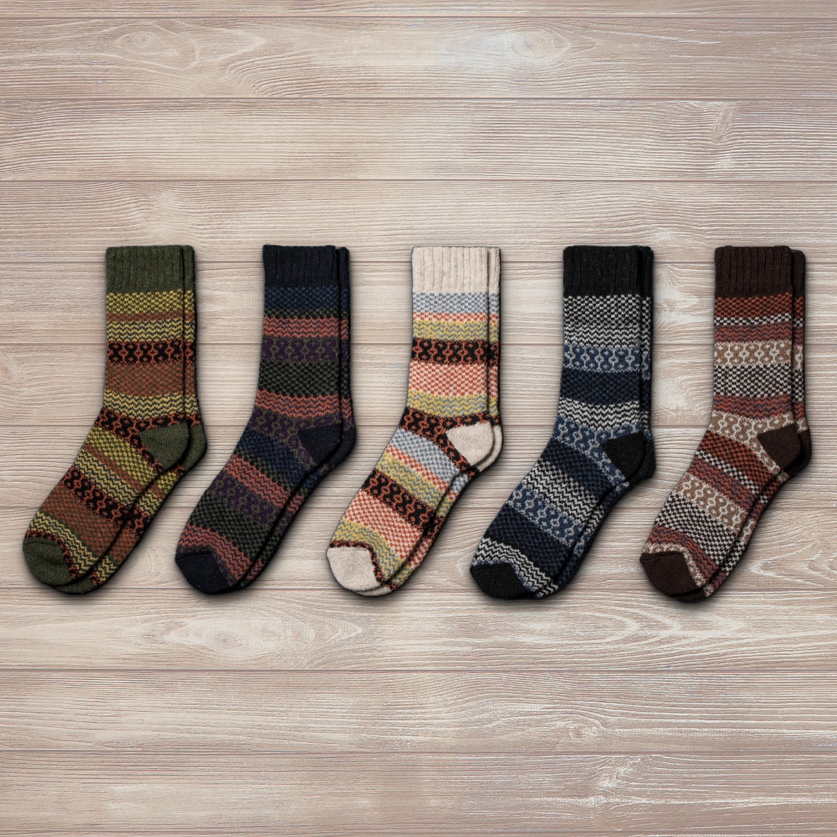 Tore wool 5 pairs